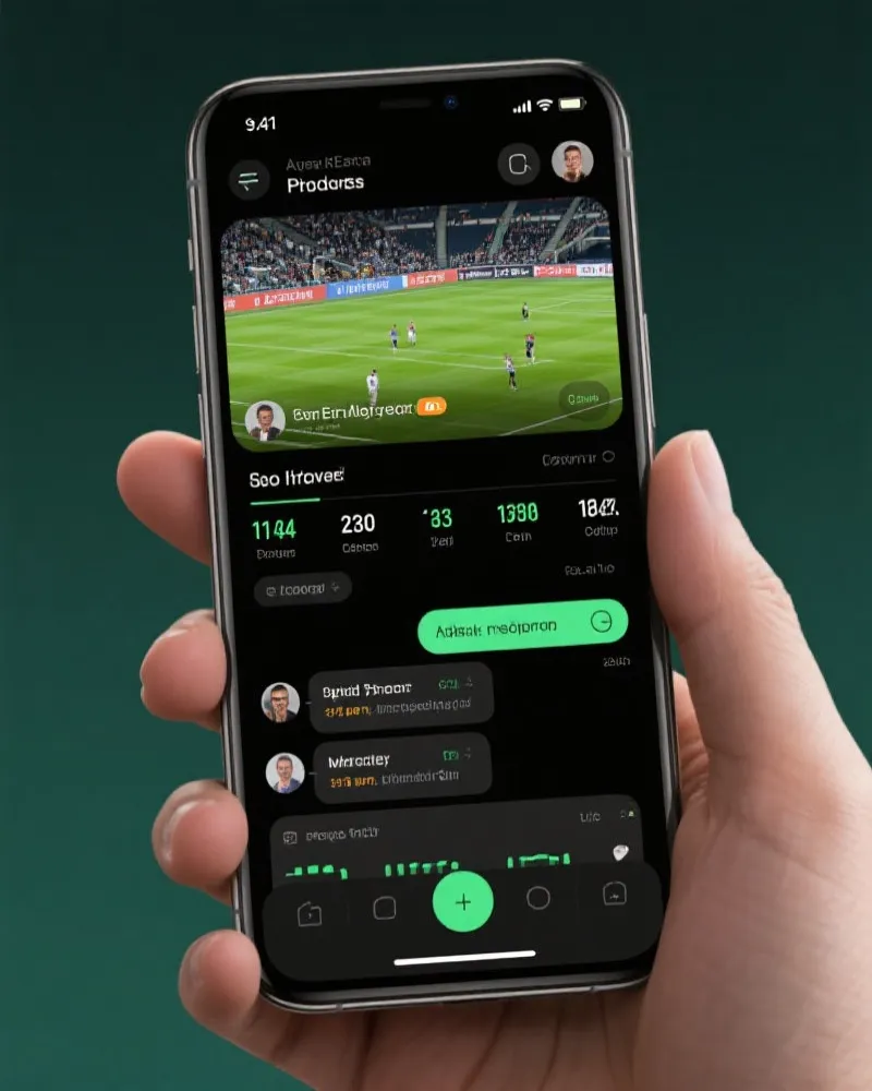 华体会体育 (HTH Sports) App 流媒体界面